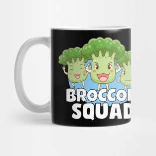 Kawaii Broccoli Cute Anime Squad Mug